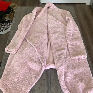 Gibson Pink Fuzzy Cardigan